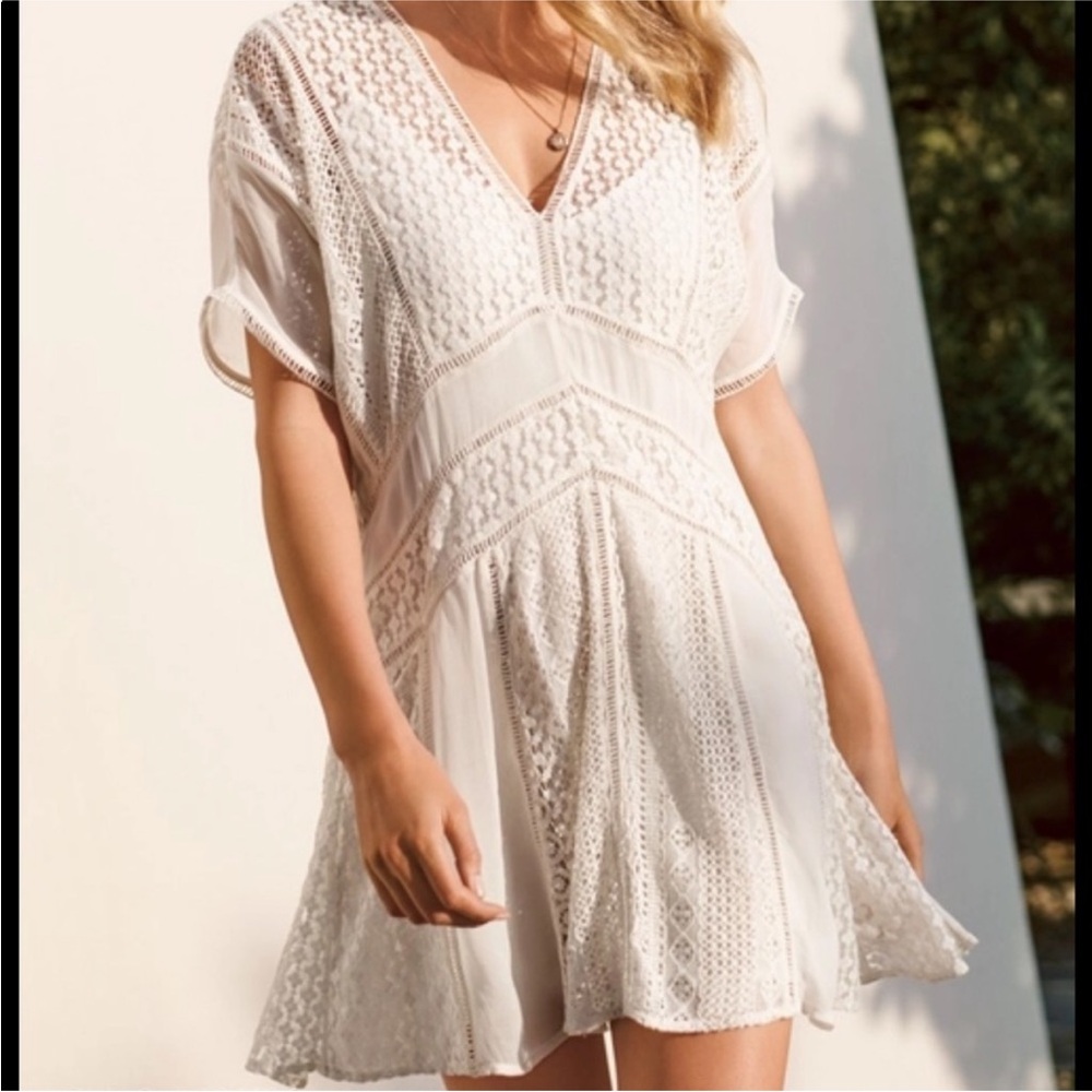 All Saints Cindi Lace Dress (no slip)